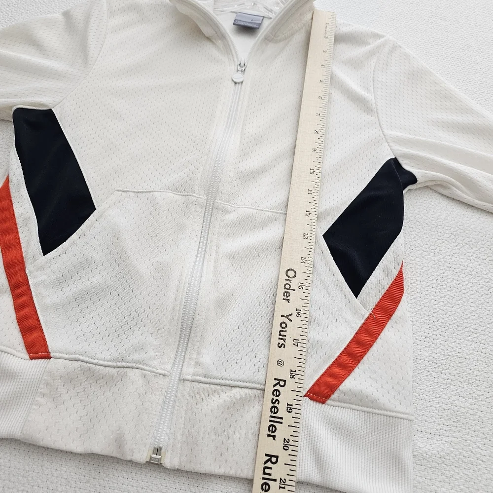 Vintage Nike Track Jacket Lightweight Full zip Woman's size 8-10 Nylon - Picture 6 of 16